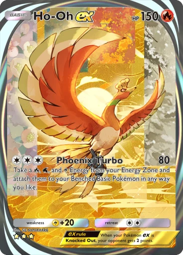 pokemon ho oh cards Lugia & Ho-oh - Celebration Card Lot - Legendary Holo Foil Oh 2007 Pokemon Diamond Ho-Oh GX 21/147 Holo Ultra